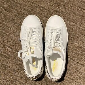 Adidas Stan smith white leopard back woman size 8